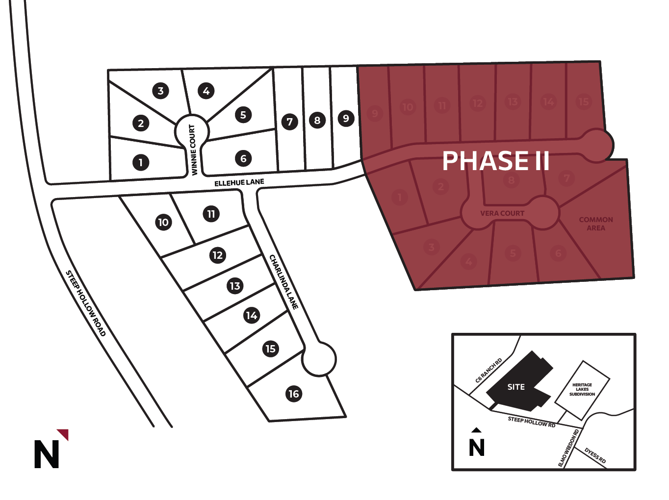 Phase 1 Site Map