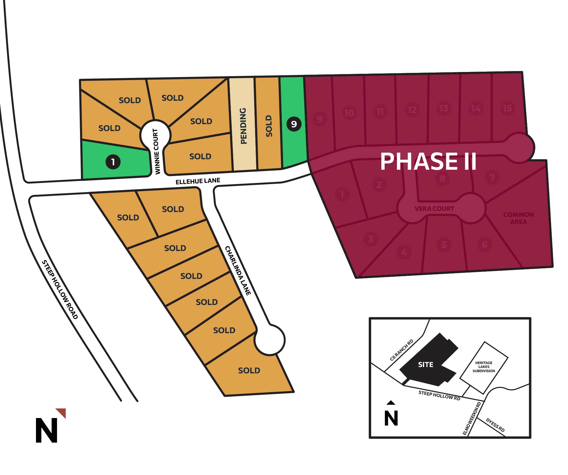 Phase 1 Site Map